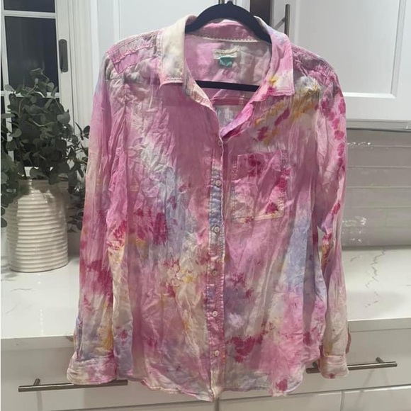 Pilcro Anthropologie button down top. Size 1x. GUC - Picture 2 of 4